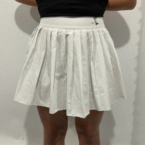 Small white tennis skirt